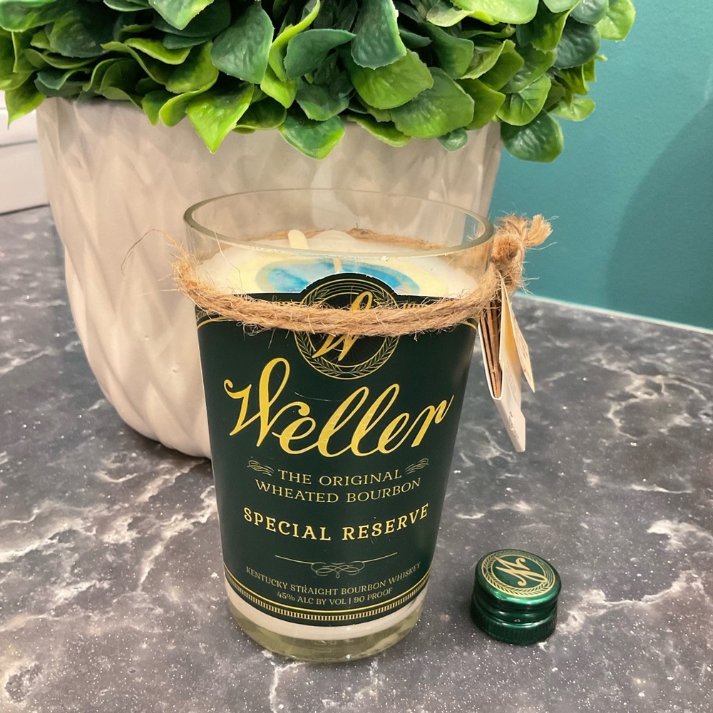 Weller Special Reserve bottle Candle
